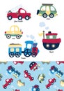 Little vehicles. Royalty Free Stock Photo