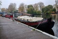 Little Venice canal in London at autumn Royalty Free Stock Photo