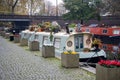 Little Venice canal in London at autumn Royalty Free Stock Photo