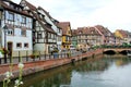 Little venice of colmar in france Royalty Free Stock Photo