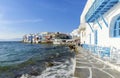 Little Venice, Mykonos, Greece Royalty Free Stock Photo