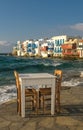 Little Venice, Mykonos Island, Greece Royalty Free Stock Photo