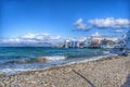 Little Venice mykonos panorama Royalty Free Stock Photo