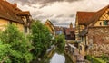 Little Venice, petite Venise, in Colmar, Alsace, France Royalty Free Stock Photo