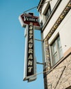 Little Venice Restaurant vintage sign, Binghamton, New York