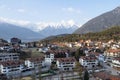 Little village in the Alps Royalty Free Stock Photo