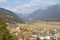 Little village in the Alps Royalty Free Stock Photo