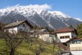 Little village in the Alps Royalty Free Stock Photo