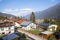 Little village in the Alps Royalty Free Stock Photo