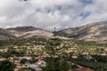 The small village of Divarata, Cefalonia, Greece Royalty Free Stock Photo