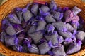 Little violet bags with lavender Royalty Free Stock Photo