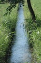 Little water canal Royalty Free Stock Photo