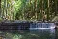 Little waterfall near Camaldoli Royalty Free Stock Photo