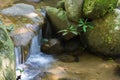 Little waterfall at north Thailand Royalty Free Stock Photo