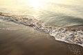 Little wave on the beach Royalty Free Stock Photo