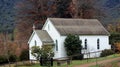 Little White Church Royalty Free Stock Photo