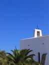 Little white church in Ibiza