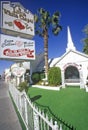 Little White Wedding Chapel, Las Vegas, NV Royalty Free Stock Photo