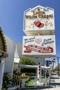 Little White Wedding Chapel in Las Vegas, USA. Michael Jordan and Joan Collins married in that chapel Royalty Free Stock Photo