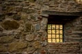 Little Window on the Sky created in the Wall of a Castle