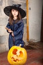 Little witch Royalty Free Stock Photo