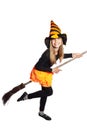 Little witch flying