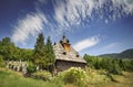 Little wooden orthodox church in Mokra Gora Royalty Free Stock Photo