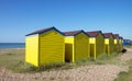 Littlehampton Beach Huts Royalty Free Stock Photo