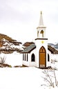 Littles church in the badlands. Drumheller,Alberta,Canada