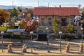 Littleton RTD Train Stop Royalty Free Stock Photo