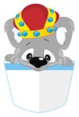 Koala and crown