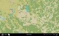 Liuban District, Belarus. Topographic Humanitarian Royalty Free Stock Photo