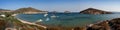 Livadi Geranou beach Patmos Royalty Free Stock Photo