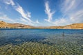 Livadi village in Serifos island of Greece Royalty Free Stock Photo