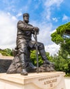 Livadia, Crimea - July 10. 2019. Monument to Tsar Alexander III, Sculptor - Andrey Kovalchuk