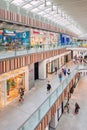 Livat Shopping Mall inteirior with shoppers, Beijing , China