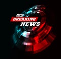 Live Breaking News Can be used as design for television news or Internet media. Vector