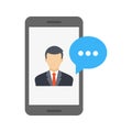 Live call Color Vector Icon which can easily modify or edit