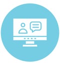 Live Call Isolated Vector Icon That can be easily Modified or Edited.