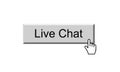 Live chat button Royalty Free Stock Photo