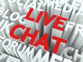 Live Chat Concept.