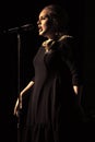 Live concert of Adele at the Alcatraz Royalty Free Stock Photo