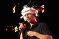 Live concert of the Jason Kay , singer of the Jamiroquai group at the Arena