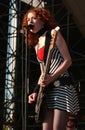 Live concert of Melissa Auf der Maur at the Independent Days Festival in the Arena Parco Nord