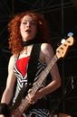 Live concert of Melissa Auf der Maur at the Independent Days Festival in the Arena Parco Nord