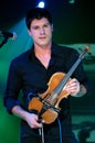 Live concert of the Seth Lakeman, the singer during the