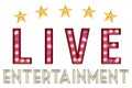 Live Entertainment Word Art Royalty Free Stock Photo