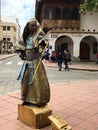 Live Human Statue, Cuenca Ecuador