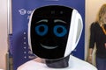 Live and interesting communication between a person and a robot.