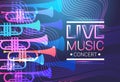 Live Music Concert Poster Festival Banner